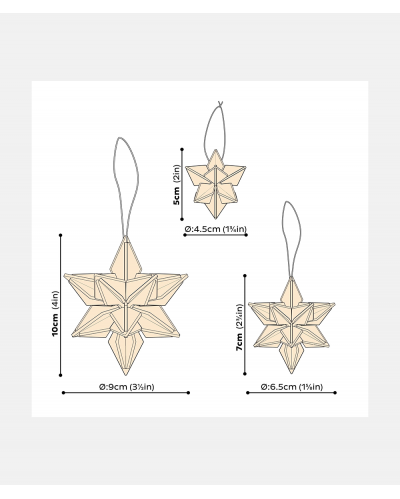 Lovi Star - Cinnamon brown - 5 cm